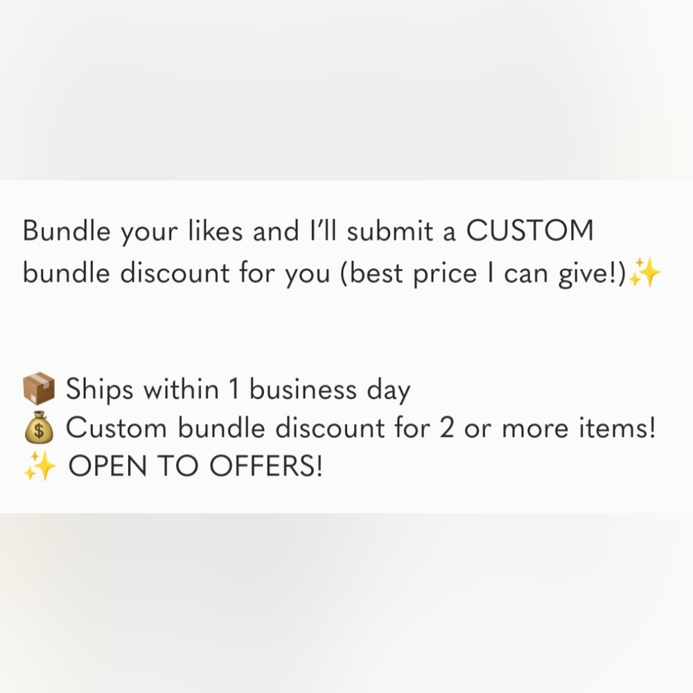 Custom bundle ✨️ 💕 - Picture 3 of 3